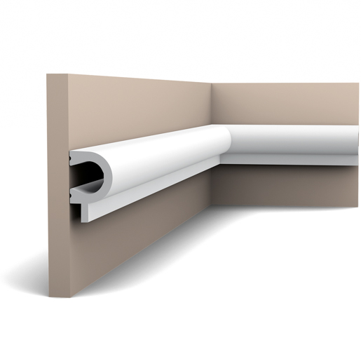 Orac Wandleiste PX 169 200cm 3,5 x 5,5 cm (Axxent)